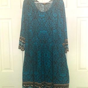 Womens Plus Tunic Dress, 3X